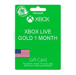 XBOX LIVE GOLD 1 MONTH