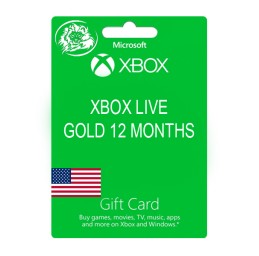 XBOX LIVE GOLD 12 MONTH