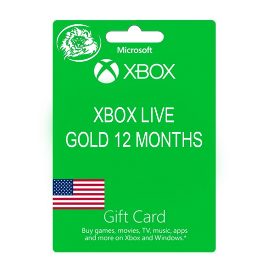 XBOX LIVE GOLD 12 MONTH